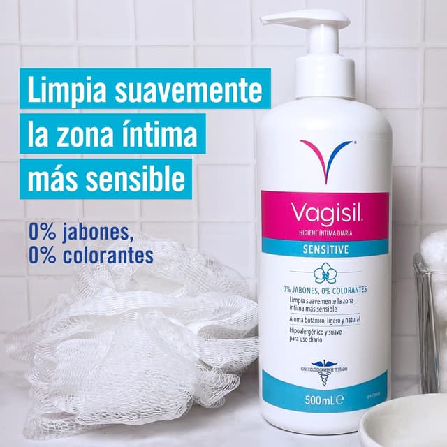 Detalle 2 de Vagisil Higiene Íntima Sensitive 500 ml