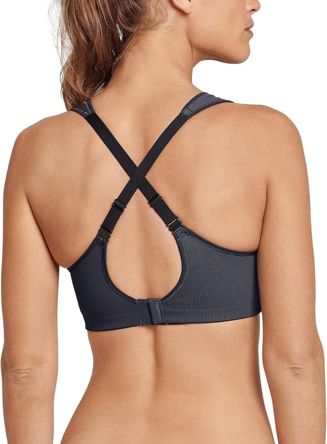 Detalle 2 de Schiesser Women’s Active Softcup Sports Bra (Anthracite)