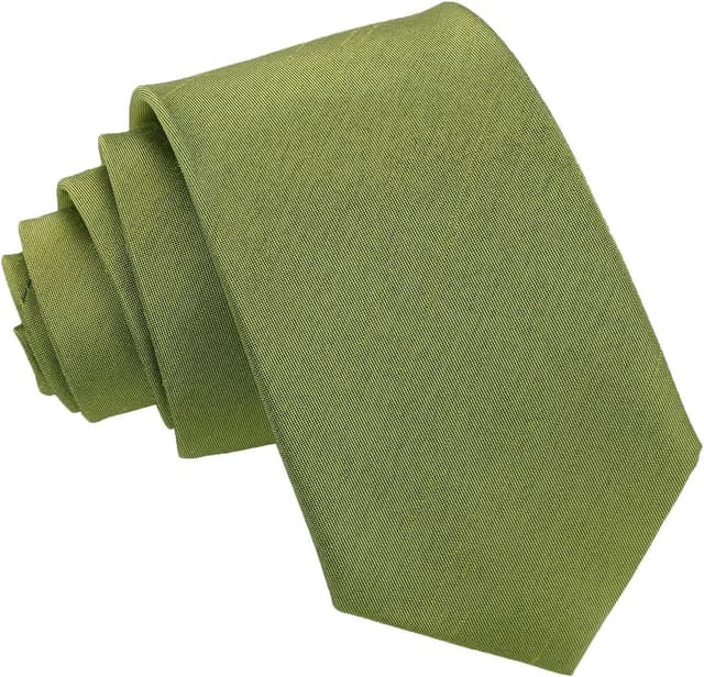 Detalle de DQT Mens Plain Shantung Tie (7cm Slim) – for Wedding, Business & Formal Wear