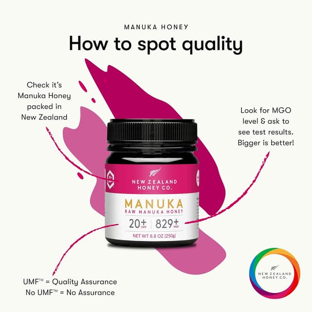 Thumbnail 5 de New Zealand Honey Co. Miel de Manuka MGO 829+ 🍯 250 g