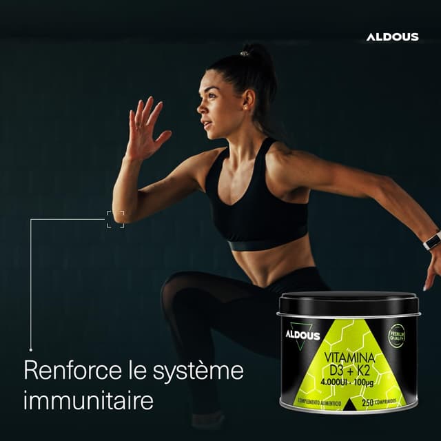 Thumbnail 6 de Vitamine D3 & K2 2000 UI / 50 mcg – 250 comprimés