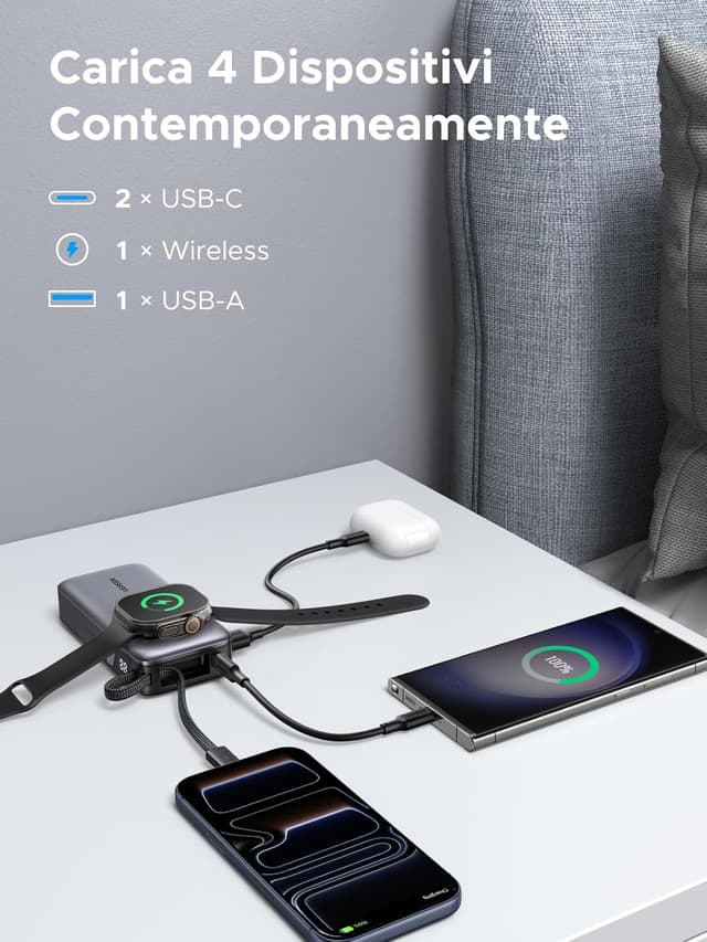 Detalle 2 de UGREEN Nexode Power Bank 10000 mAh