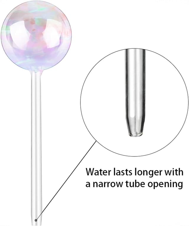 Detalle de Selbstbewässernde Glühbirnen – automatische Pflanzenbewässerungskugeln aus Glas, 3er-Set