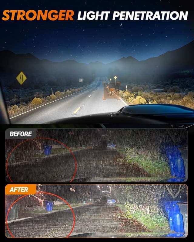 Detalle de SEALIGHT LED Fendinebbia H11 12000LM 6500K (H8/H9/H16) 2 pezzi, plug & play