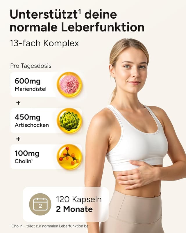 Detalle 2 de Leber Kur Kapseln mit 120 Kapseln