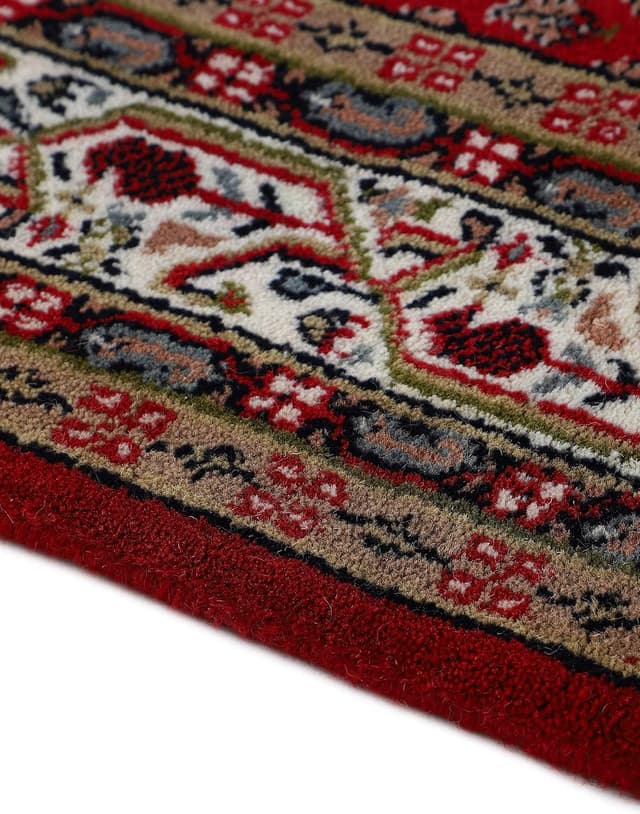 Thumbnail 3 de CarpetFine Mir Alfombra de Lana Roja 300x400 cm 🛋