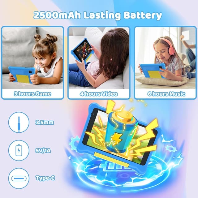 Thumbnail 5 de Whitedeer 7 Inch Kids Tablet