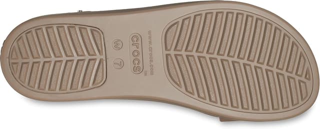 Detalle de Crocs Brooklyn Low Wedge: sandali da esterno donna con zeppa bassa e Plantari LiteRide