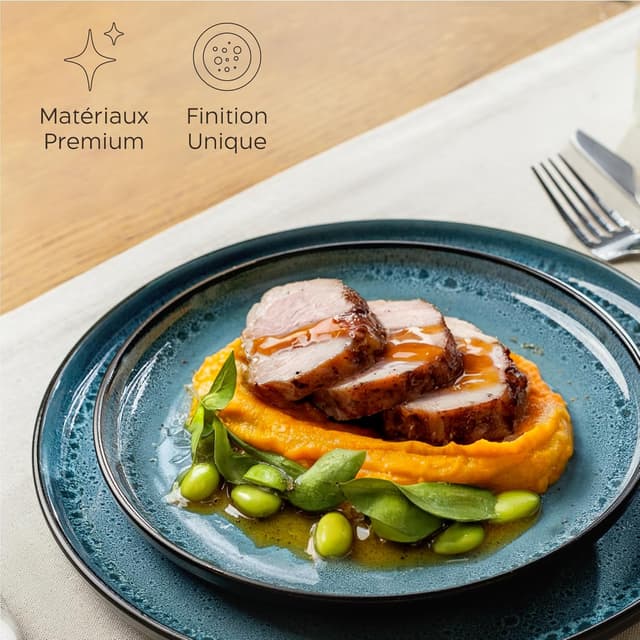 Thumbnail 4 de Twinzee 6 Assiette Dessert Azur ⚓