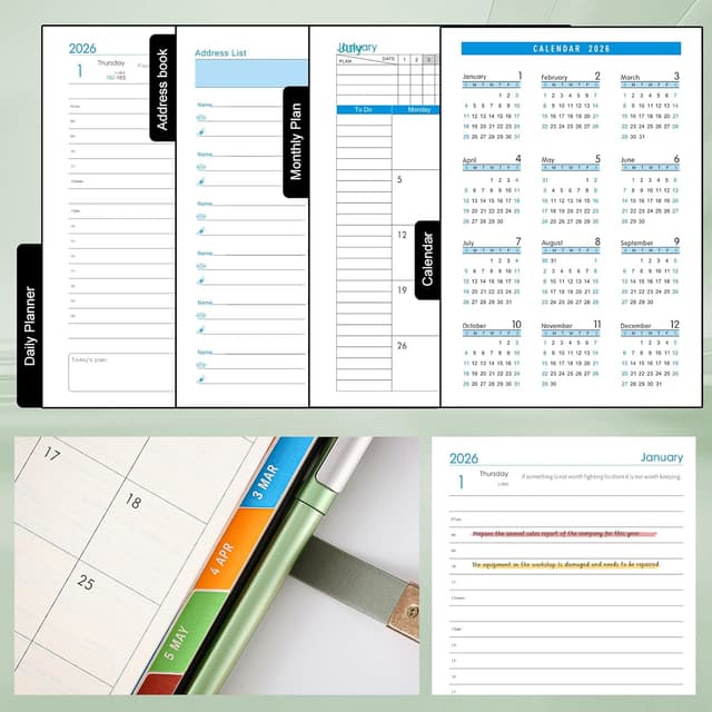 Thumbnail 6 de Agenda académica 2026 A5 página al día