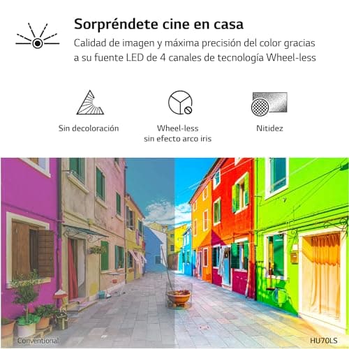 Thumbnail 4 de LG CineBeam HU70LS Proyector 4K 1.500 lúmenes