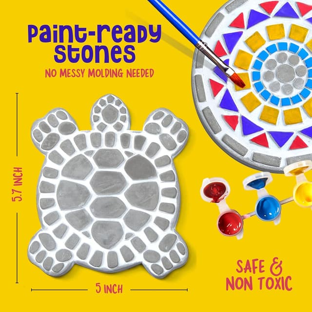 Thumbnail 2 de Dan&Darci Stepping Stones Painting Kit for Kids