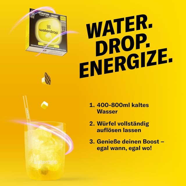 Thumbnail 4 de waterdrop Microenergy Turbo Boost 160 mg Koffein 🍬