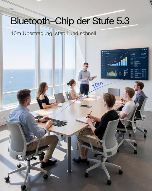 Thumbnail 4 de Inateck KB06007 kabellose Tastatur 1000 mAh ⌨