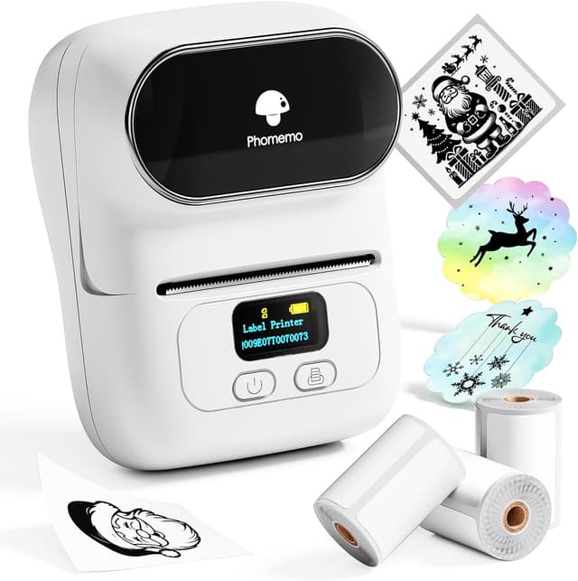 Detalle de Phomemo M110 Etikettendrucker 3 Rollen