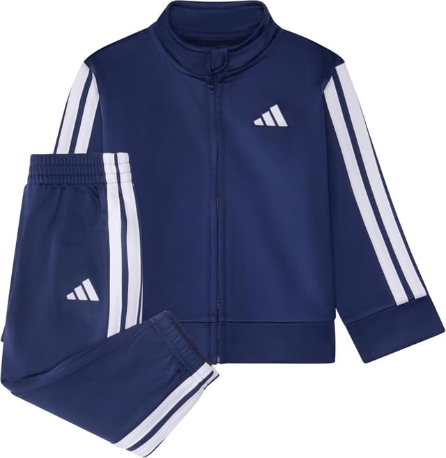 Detalle de adidas Boys’ 2-Piece Full-Zip Jacket and Jogger Set