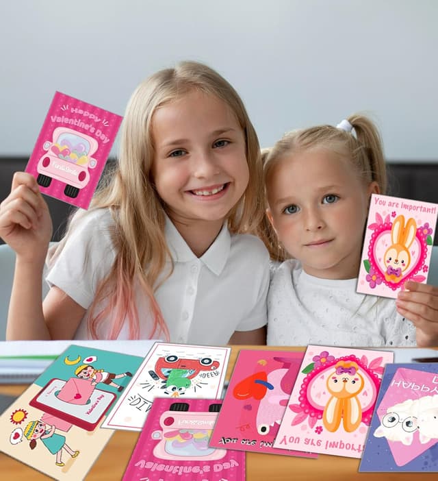 Thumbnail 4 de HSHFAMIIY Valentines Day Cards 24-pack 💌