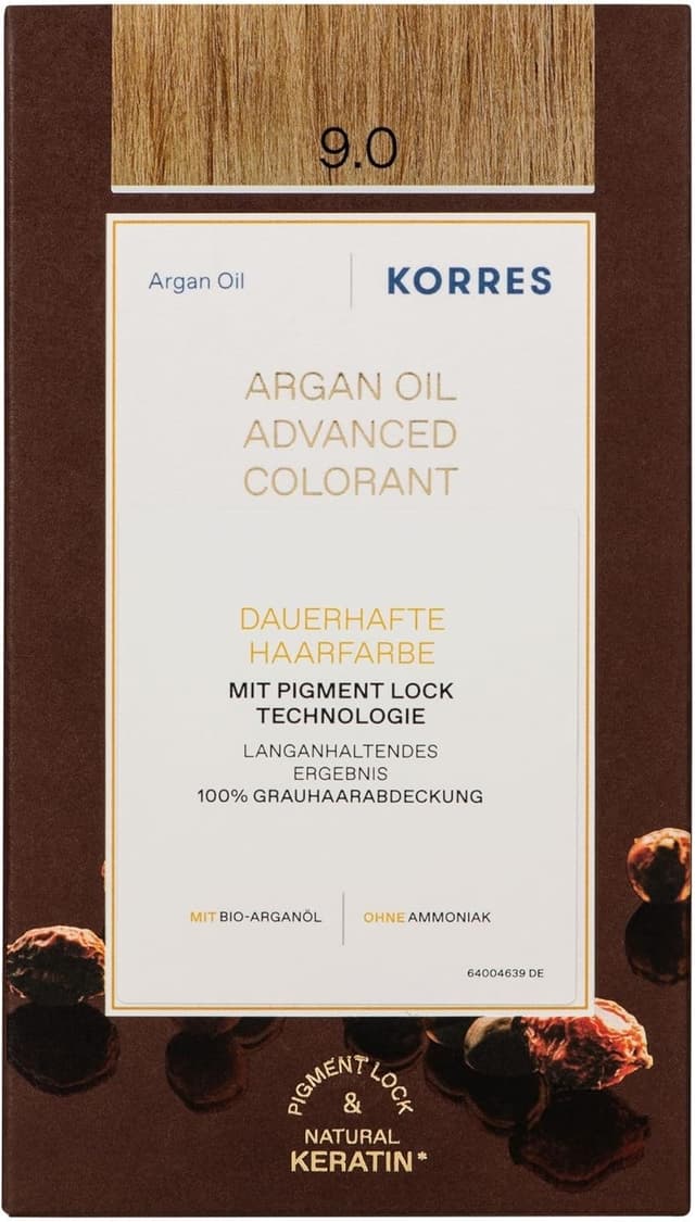 Detalle de KORRES Argan Oil Colorant Biondo 9.0