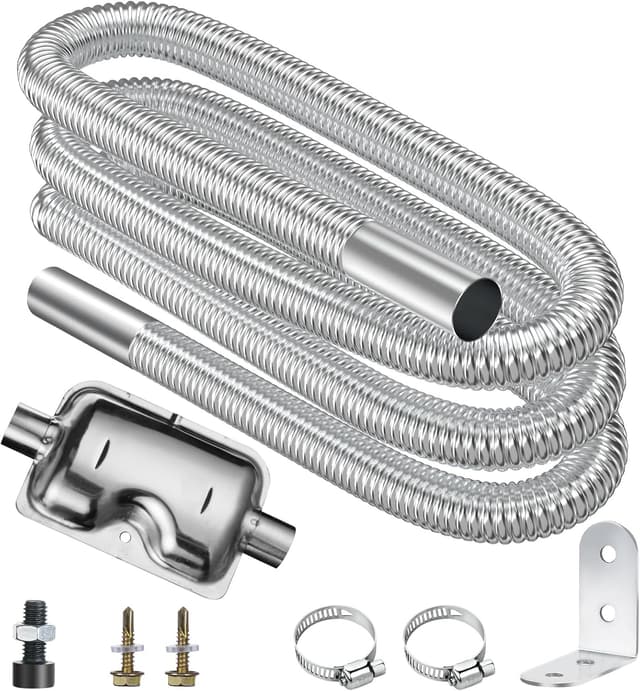 Imagen de URAQT Abgasrohr Standheizung 300 cm Edelstahl en OfertitasTOP