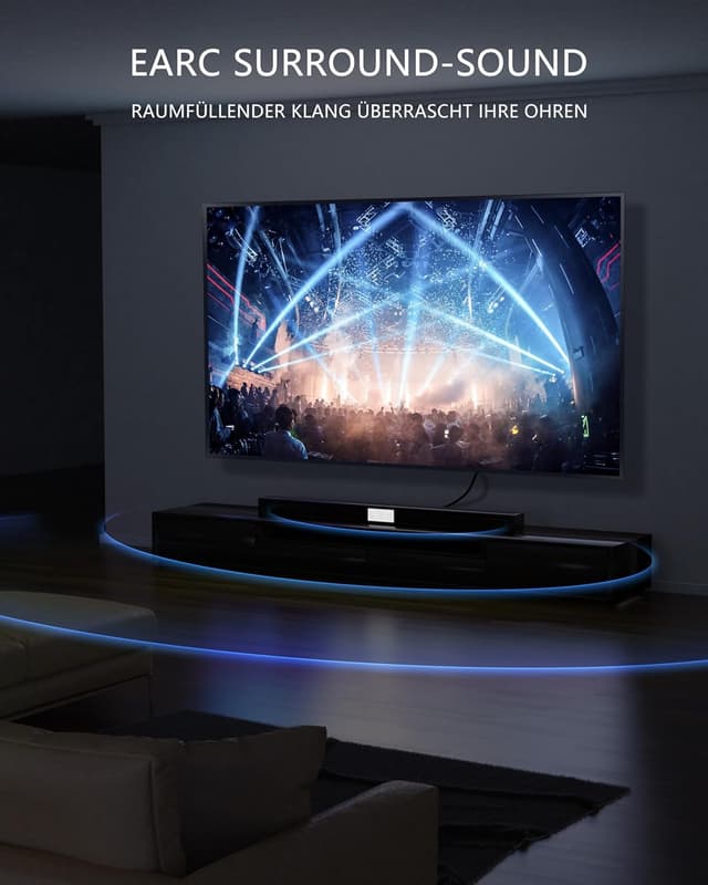 Detalle 1 de Stouchi HDMI 2.1 Kabel 2 m