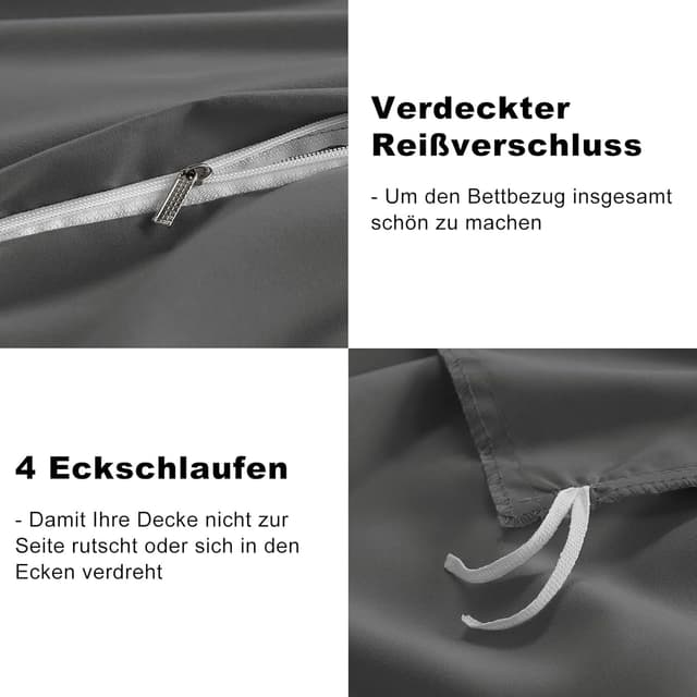 Thumbnail 5 de WAVVE Bettwäsche 135x200 Grau