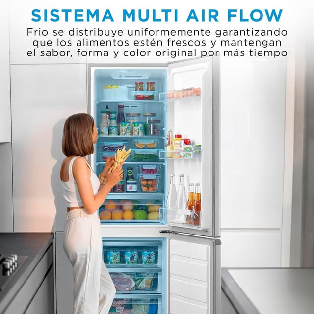 Thumbnail 6 de MIDEA Frigorífico Combi No Frost 270L Inox 🍏