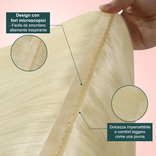 Detalle de Easyouth Butterfly Extension capelli #60 40 cm