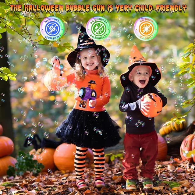 Thumbnail 4 de Panacare Halloween Elektronische Seifenblasenpistole 🎃