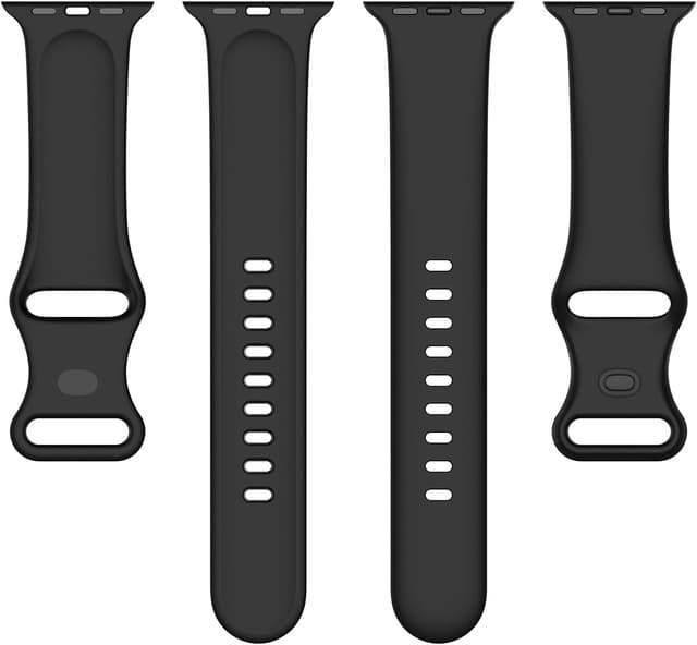 Detalle de Panda Bobo Silicone Strap for Apple Watch Series 1–10 & SE (38mm–42mm) – Soft Waterproof Sport Band Replacement