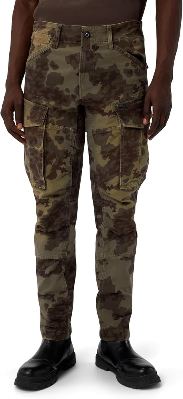 Detalle de G-Star Rovic Zip 3D Regular Tapered Herrenhose mit Reißverschluss-Taschen