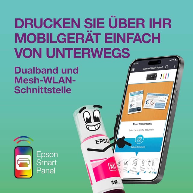 Thumbnail 5 de Epson EcoTank ET-4950, A4-Drucker mit Wi-Fi und Duplex, bis zu 3 Jahre Tinte đź“„