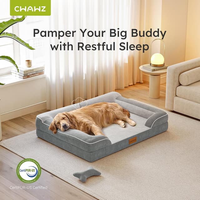 Thumbnail 4 de CWAWZ Extra Large Orthopedic Dog Bed 42"
