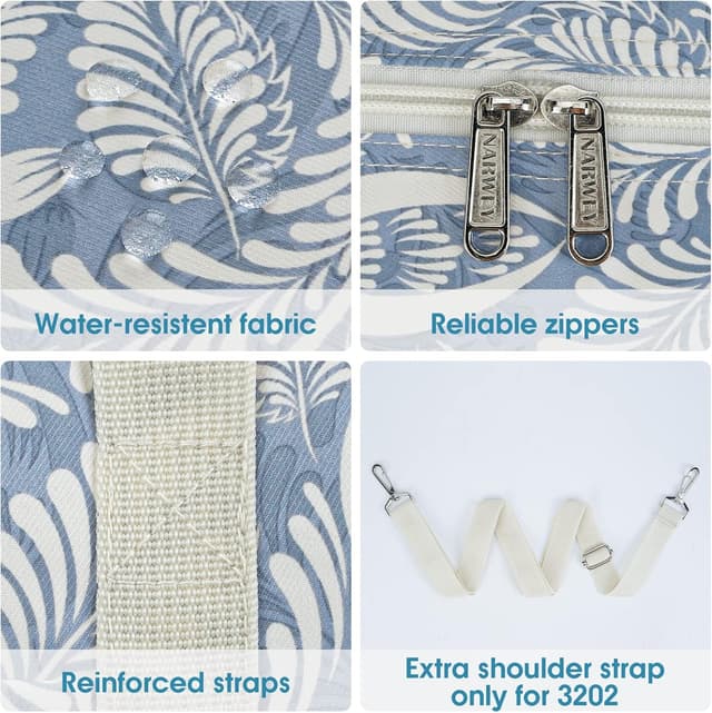 Detalle de Narwey 20L Ryanair Handgepäck 40×30×20 cm – faltbare Sport-/Weekender-Reisetasche als Unter-Sitz-Tasche