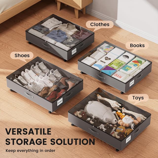 Thumbnail 6 de XXXL 78L Under-bed storage with wheels