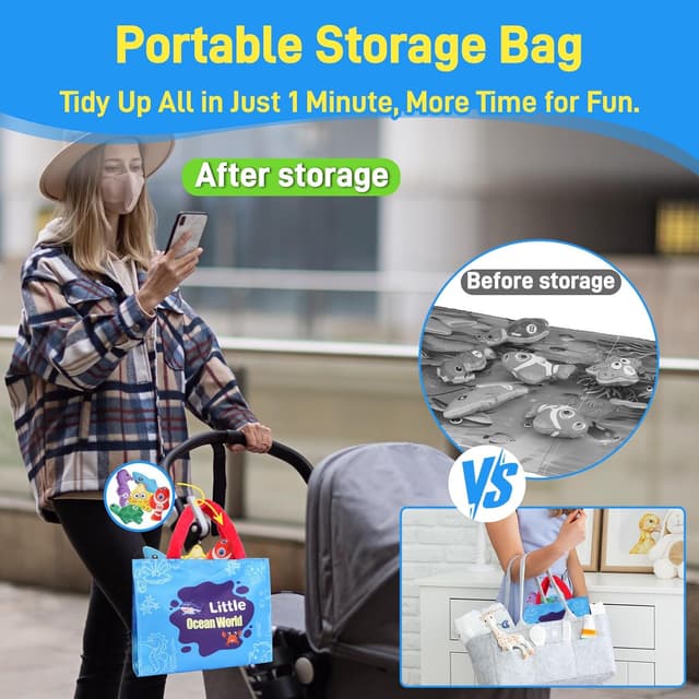 Thumbnail 4 de Montessori Toddler Fishing Game 23PCS 🎲