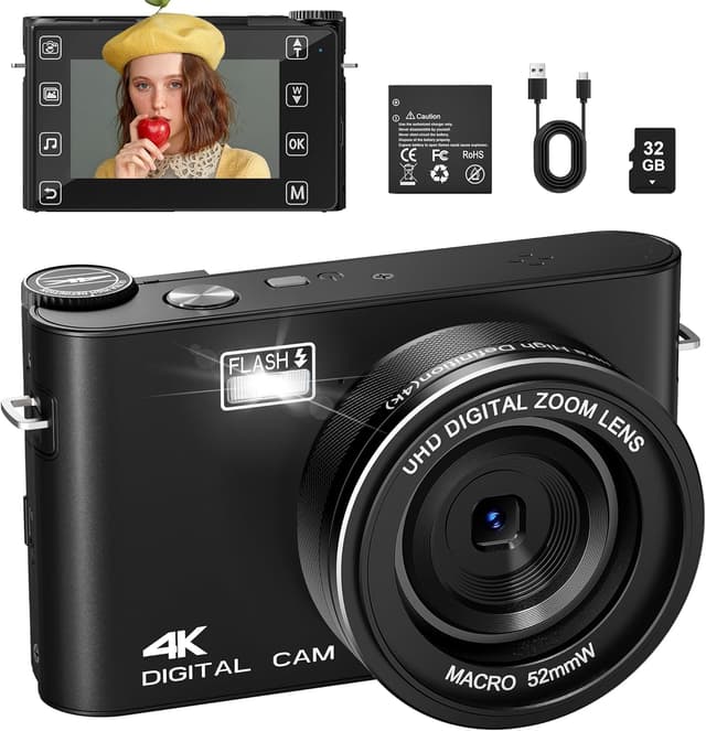 Detalle de 4K 48MP Digital Camera with Touch Screen