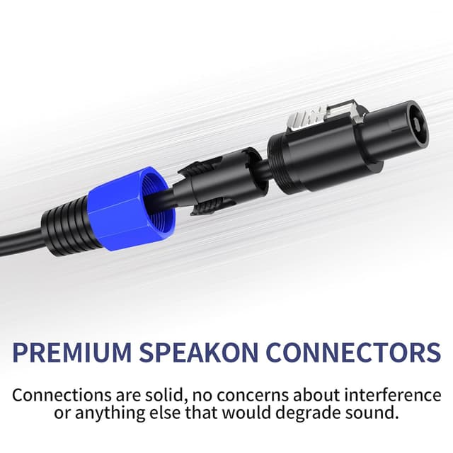 Detalle de Speakon audio cable 30M 15 gauge