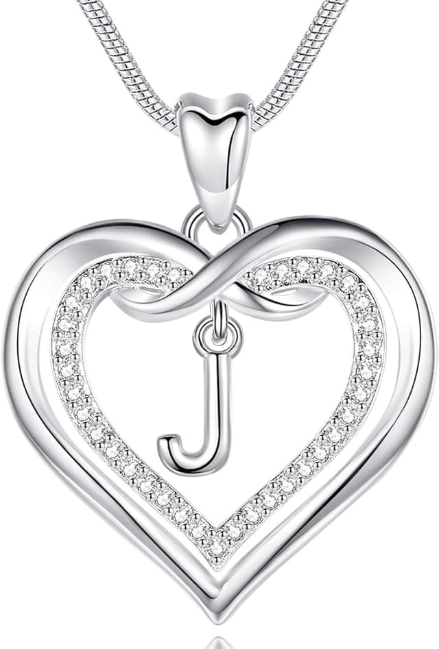 Detalle de EUDORA Harmony Ball Collier initial cœur 51 cm