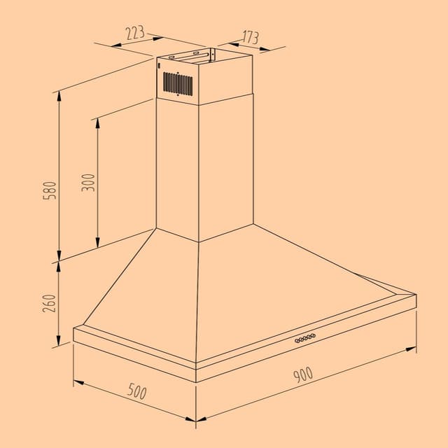Thumbnail 5 de Klarstein Campana Extractora Decorativa 90 cm