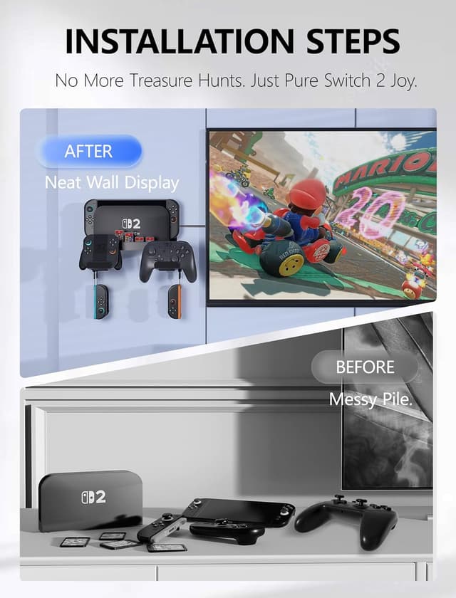 Detalle 2 de KUNSLUCK Switch 2 Wall Mount