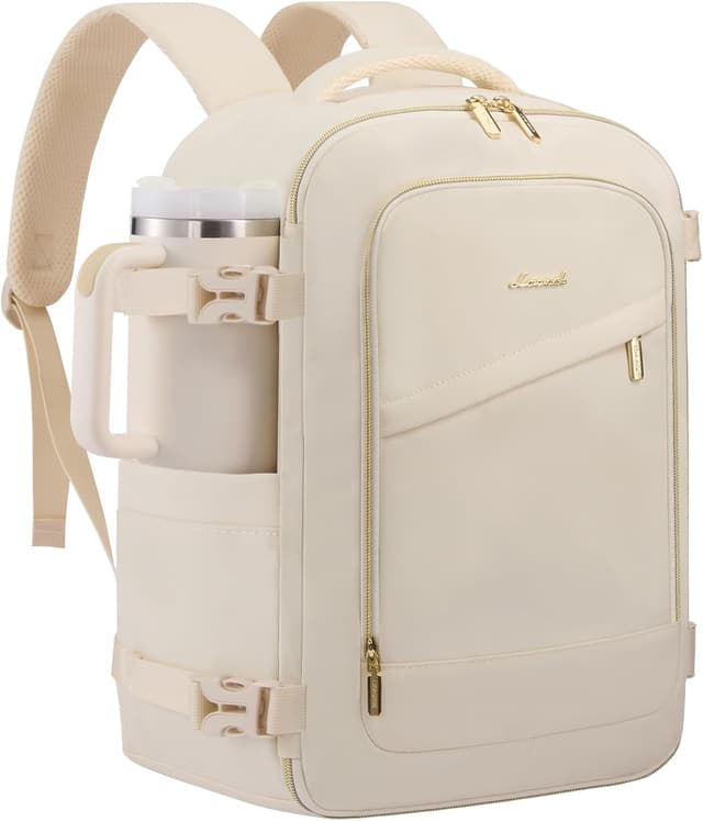 Detalle de LOVEVOOK Ryanair cabin bag 40x20x30 underseat travel backpack (40x30x20) with 180° opening