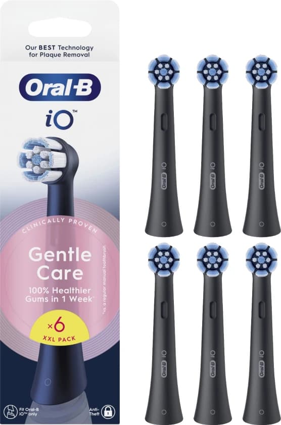 Thumbnail 6 de Oral-B iO Gentle Care Schwarz (6 Stück)