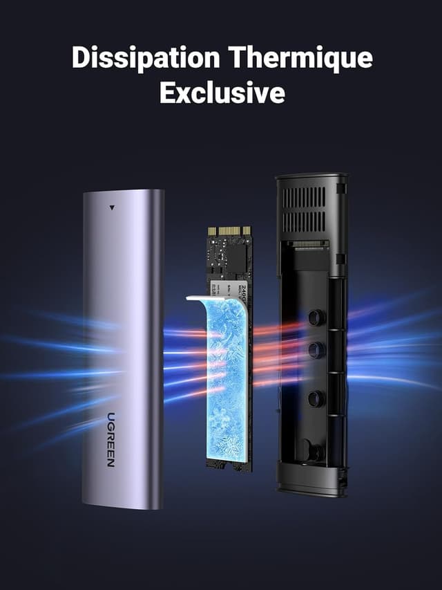 Thumbnail 4 de UGREEN Boîtier SSD M2 NVMe USB-C 10Gbps