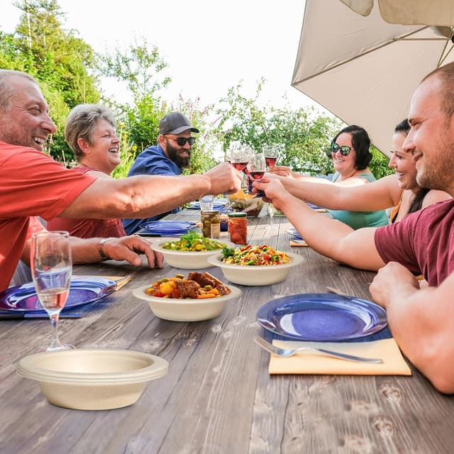 Thumbnail 5 de GREENESAGE 16oz Sugarcane Bowls Eco-friendly