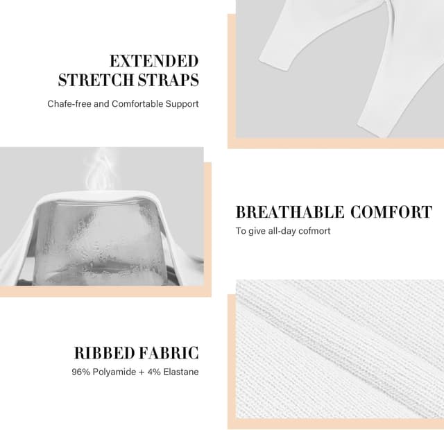 Detalle de YUTYTH Comfort Bra Women wirefree crop top with removable pads for sleep, yoga and daily wear