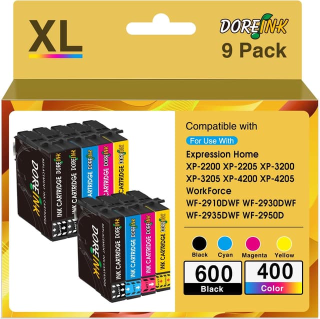 Detalle de 604XL Multipack kompatible Tintenpatronen 9er-Pack