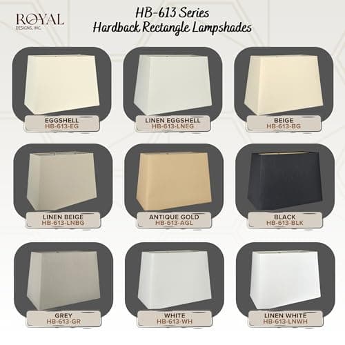 Thumbnail 5 de Royal Designs Pantalla rectangular Linen Eggshell 11 cm 🏮