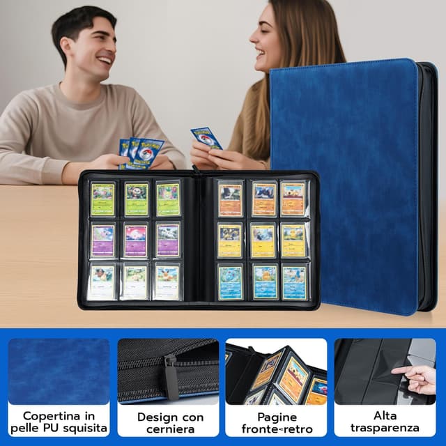 Thumbnail 4 de Tolesum Raccoglitore Carte 216 slot Blu