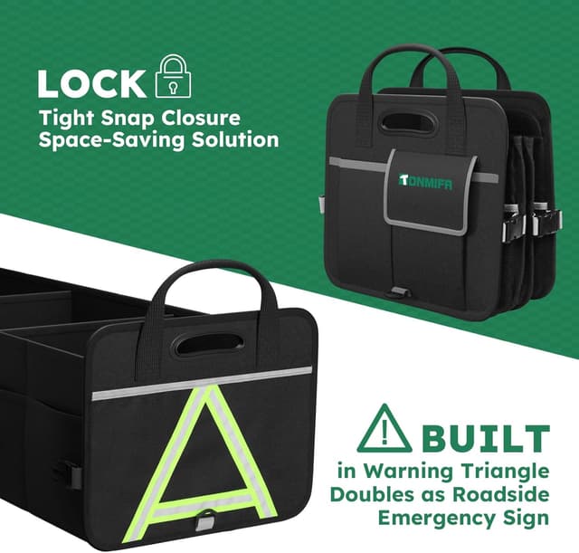 Thumbnail 4 de Tonmifr Heavy-Duty Car Boot Organiser 92L