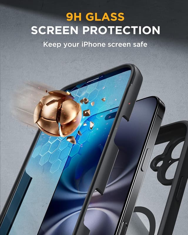 Thumbnail 3 de Miracase Magnetic Case for iPhone 16 6.1-inch